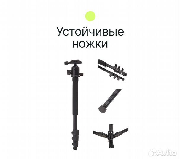 Штатив Raylab Pro 65 алюминиевый сплав (с головой)