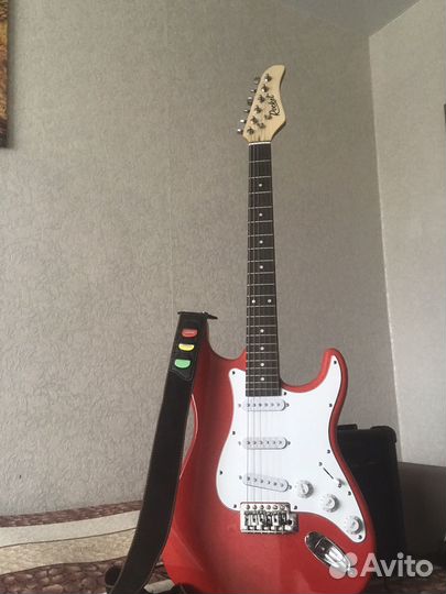 Электрогитара с комбиком бу могу доставить в пермь