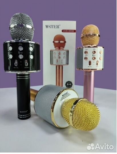 Беспроводной караоке-микрофон wster-WS858