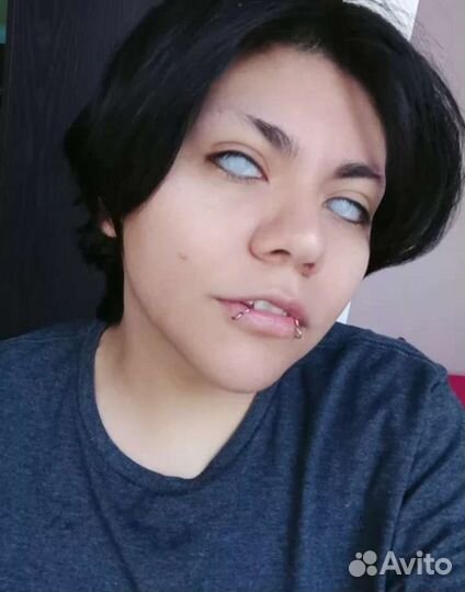 Линзы белый,красный,чёрный без диоптрий