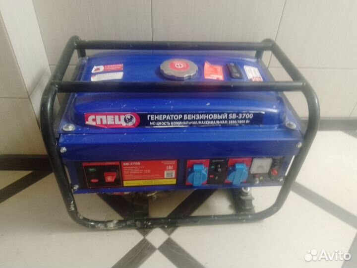 Бензиновый генератор Спец SB 3700