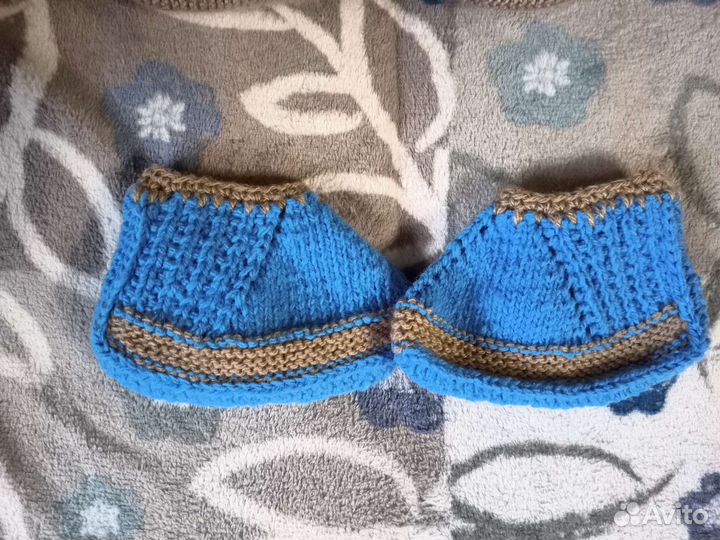 Детские следки (вязанные полуносочки)