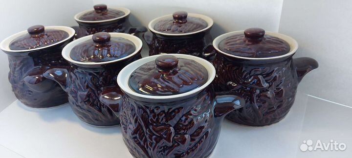 Горшочки для запекания набор 6 шт