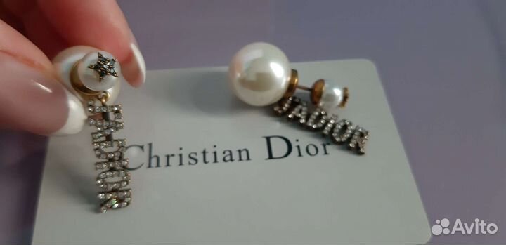 Серьги Christian Dior