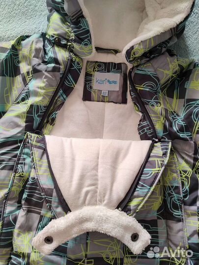 Зимний комбинезон 9-12 мес