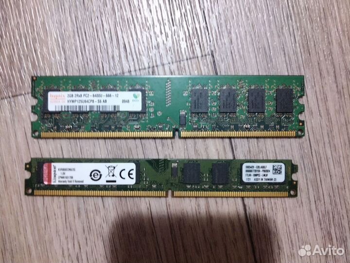 DDR2 2x2gb 4gb 800 6400