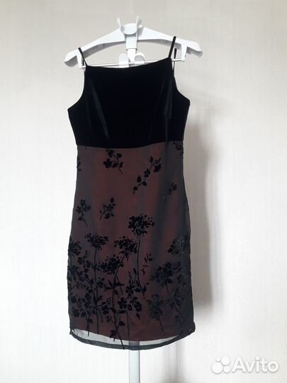 Платье женское черное вечернее