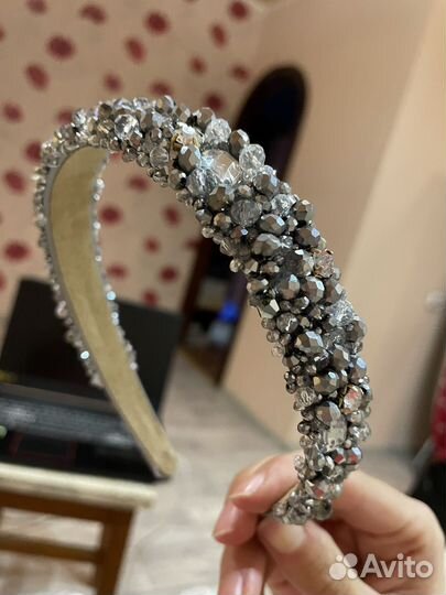 Ободок для волос ручной работы разных цветов