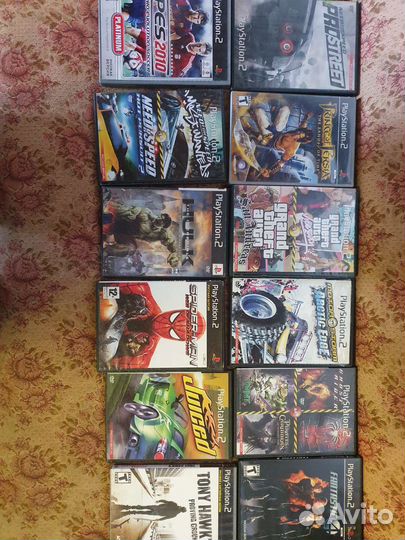 Игровые диски на ps2