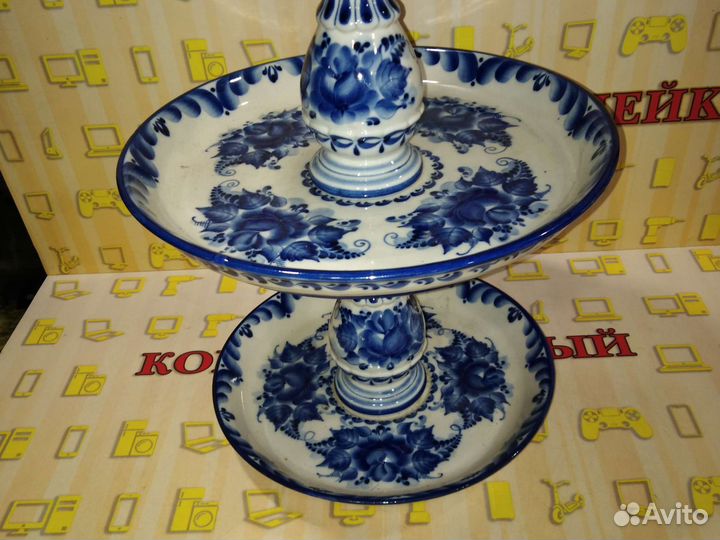 Фруктовница гжель