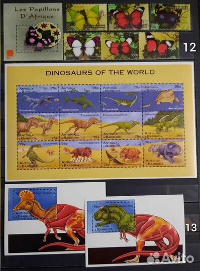 Коллекция марок фауна 60-90х 15 (чистые )