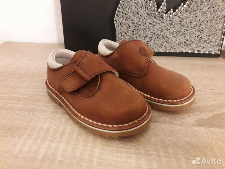 Туфли детские кожаные