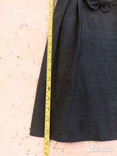 Сарафан серый для школьный, 128 см Baloven