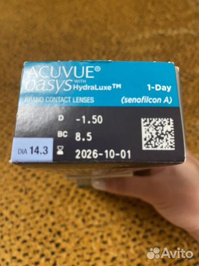 Линзы acuvue oasys