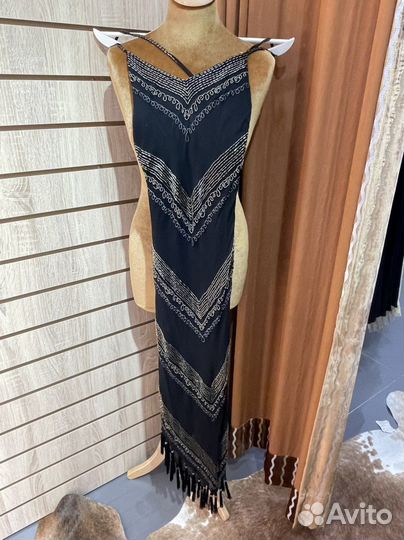 Платье вечернее с бисером