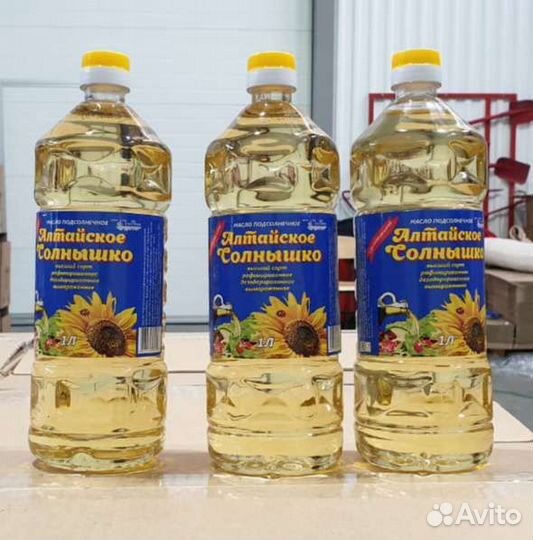 Масло подсолнечное рафинированное высший сорт