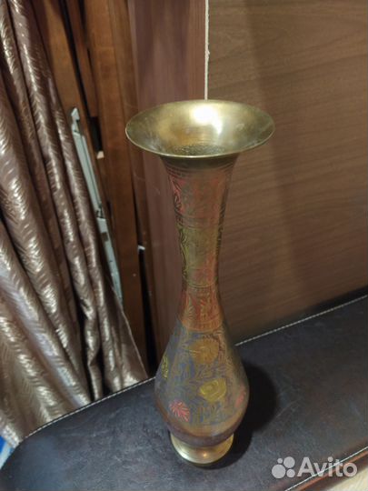 Ваза латунь