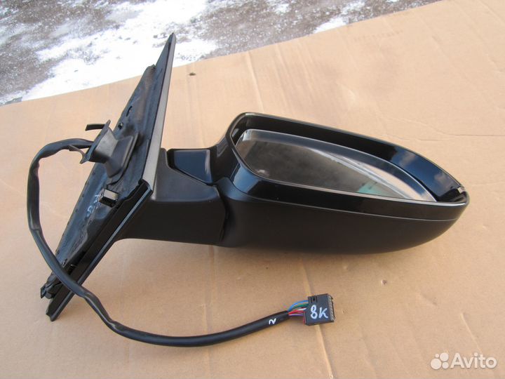 Зеркало правое 8 конт Аналог Audi A4 B8 рест 12-15