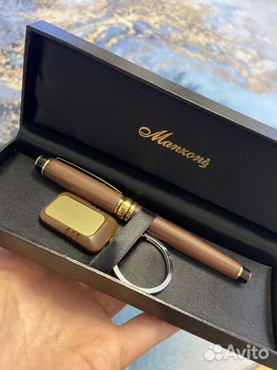 Подарочный набор Manzoni ручка и брелок