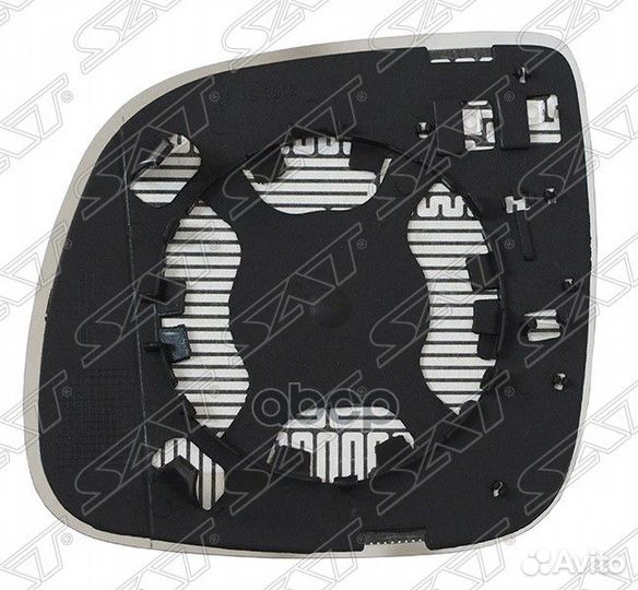 Полотно зеркала VW touareg 07-10 RH с обогревом