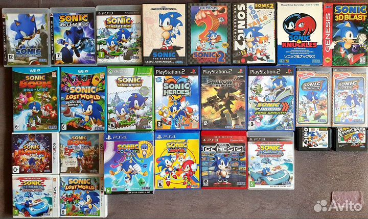 Sonic the hedgehog коллекция