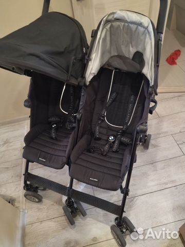 Прогулочная коляска для двойни maclaren BMW