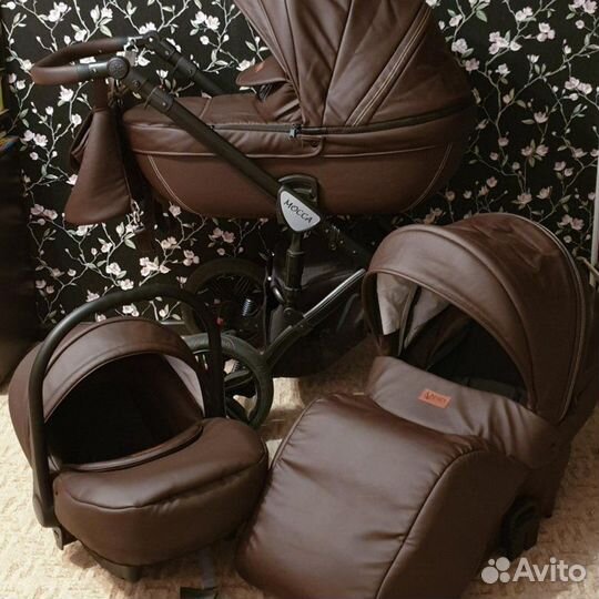 Коляска 3 в 1 Verdi Mocca Ecco