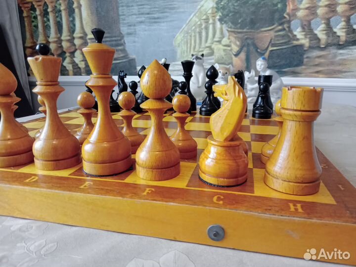 Шахматы большие деревянные СССР