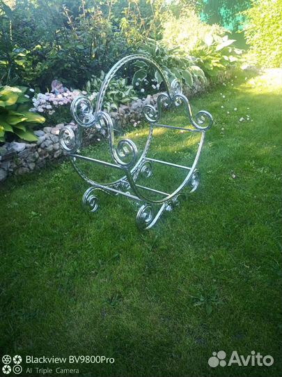 Кованная дровница