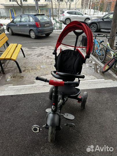 Трехколесный велосипед QPlay rito QA6, красный