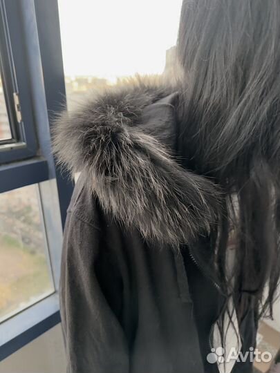 Архивная зип худи с мехом (fur zip hoodie)