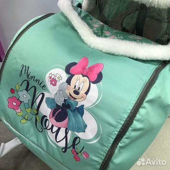 Коляска санки новые Минни