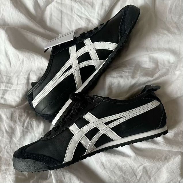 Asics Onitsuka Tiger Mexico 66 Black White Leather