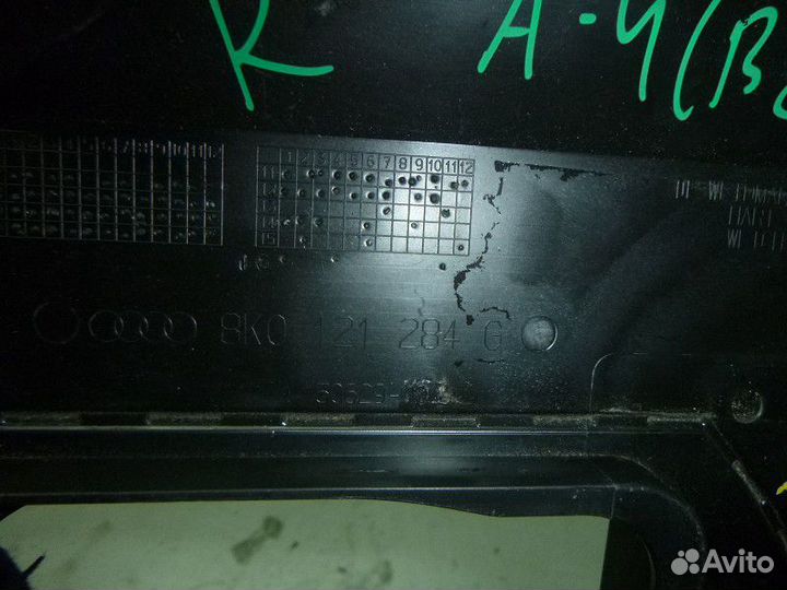 Дефлектор радиатора правый audi A4 B8 2007