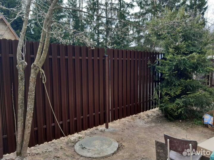 Заборы с воротами под ключ