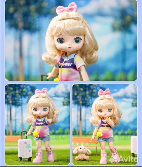 Кукла Viya Pop mart 21 см летняя