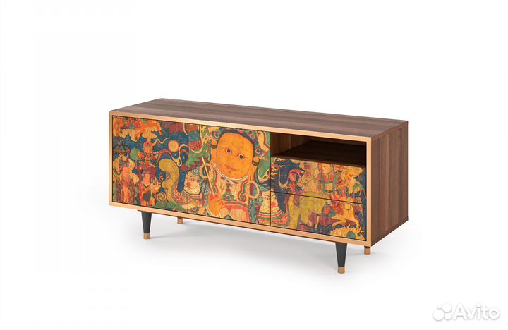 Тв-тумба T7 - Орех - God