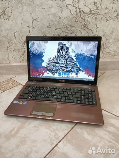 Мощный Asus Core i7 2670qm 8гб GT520mx