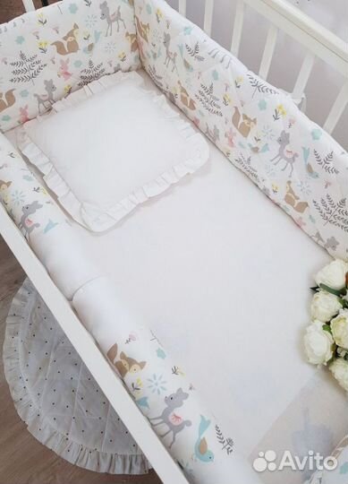 Бортики в кроватку