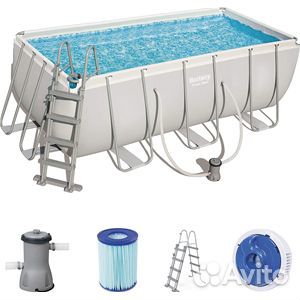 Бассейн Bestway каркасный 412х201х122см
