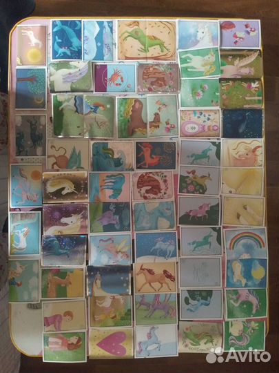 Единороги альбом с наклейками для девочек