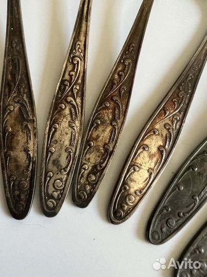 Мельхиоровые новые чайные ложки