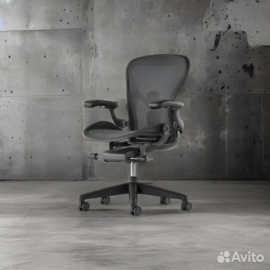 Кресло Herman Miller Aeron Graphite A / B США