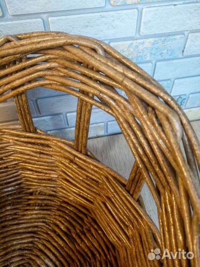 Фруктовница плетёная ручная работа