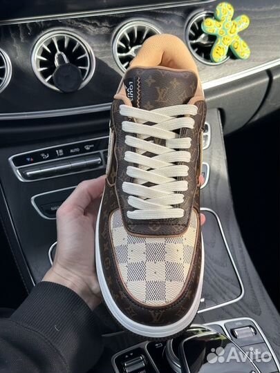 Кроссовки Nike Air Force 1 Low Louis Vuitton Brown