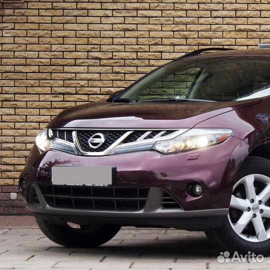 Передний бампер в цвет Nissan Murano Z51