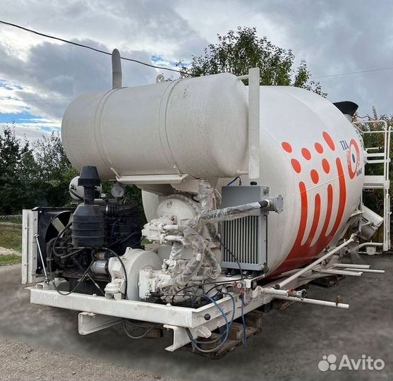 Установка миксера 6, 7 кубов