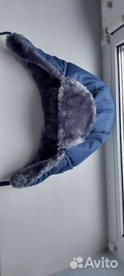 Шапка шлем для мальчика зима