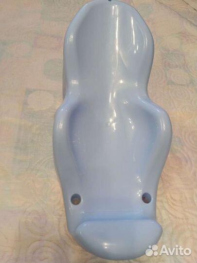 Горка для купания голубая