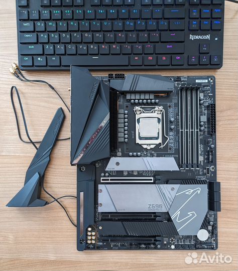 Комплект Материнская плата aorus z590 + i5 10600kf